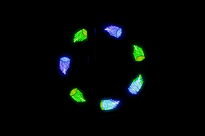 Lumină LED cu efecte animate pentru spițe bicicleta, ShapeBrightz [6]