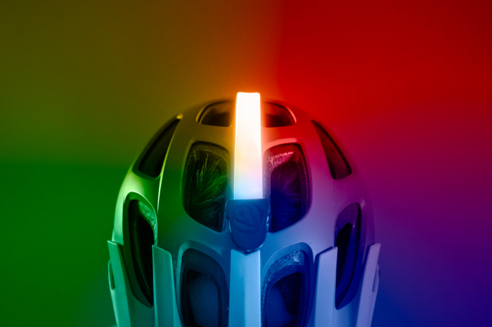 Lumină LED RGB pentru cască [3]