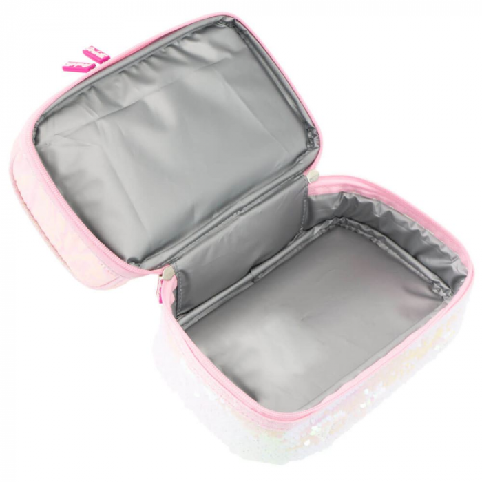 Lunch box Girabrilla – cutie termică matlasată cu paiete reversibile și interior impermeabil [4]