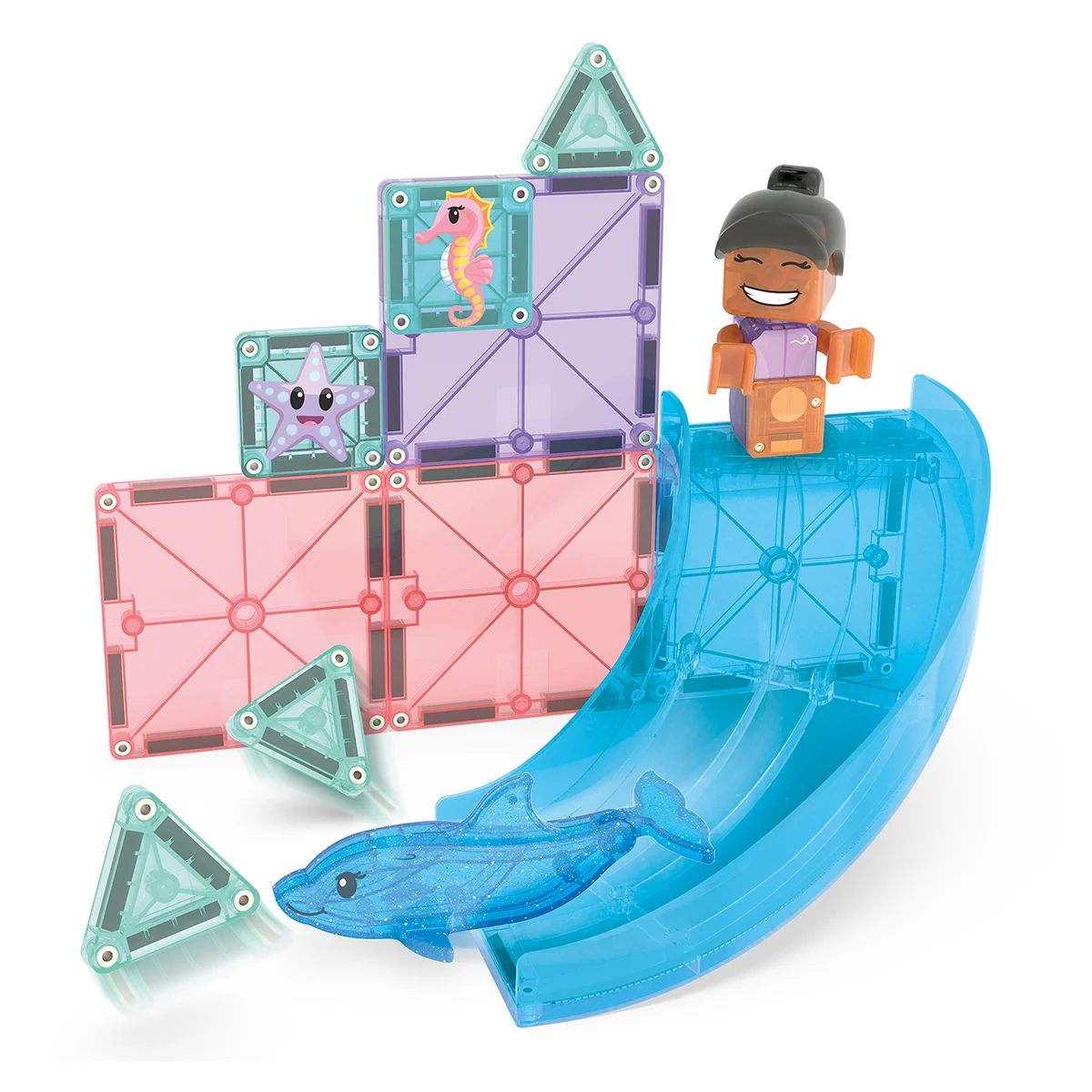 MAGNA-TILES Dolphin Bay, set magnetic [4]