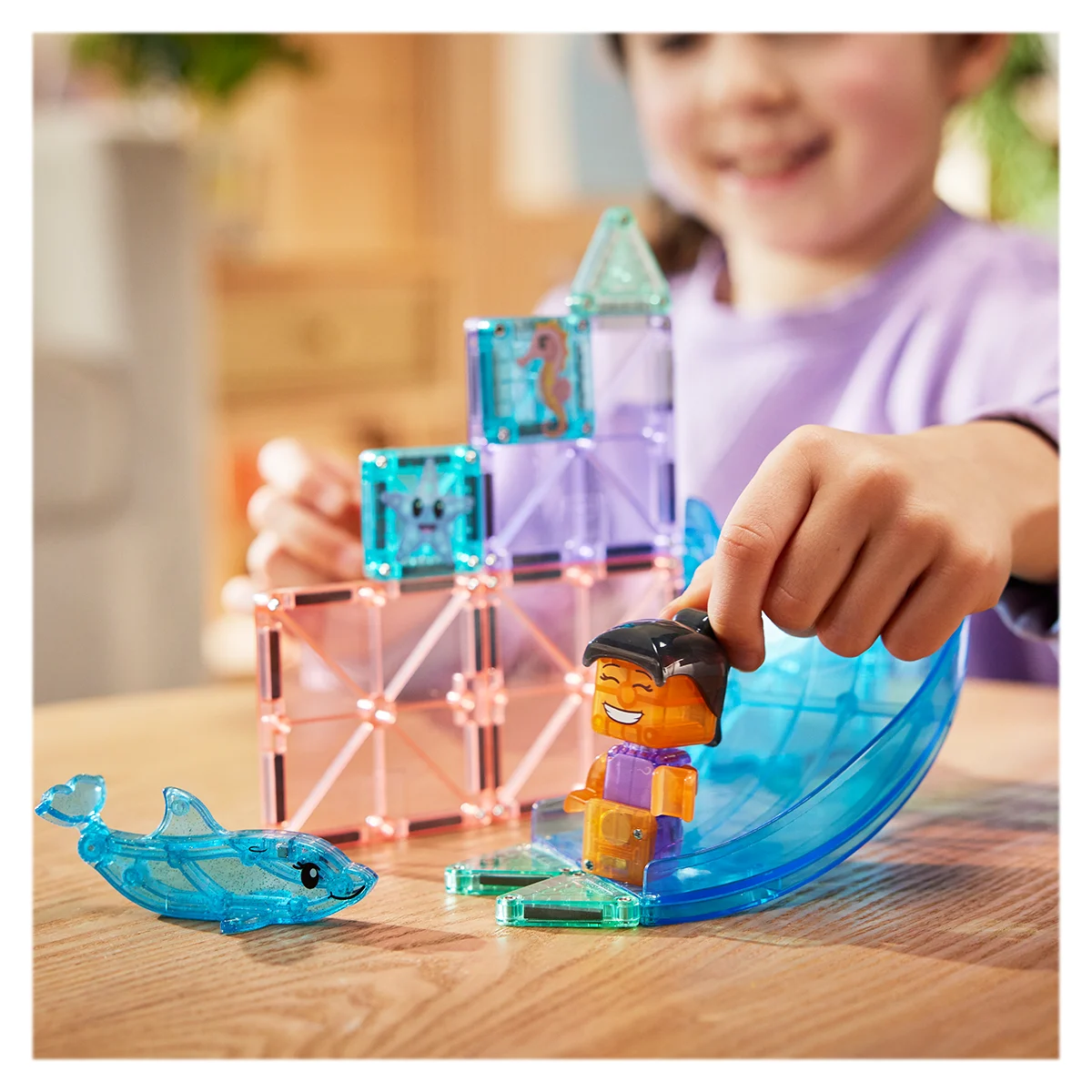 MAGNA-TILES Dolphin Bay, set magnetic [2]