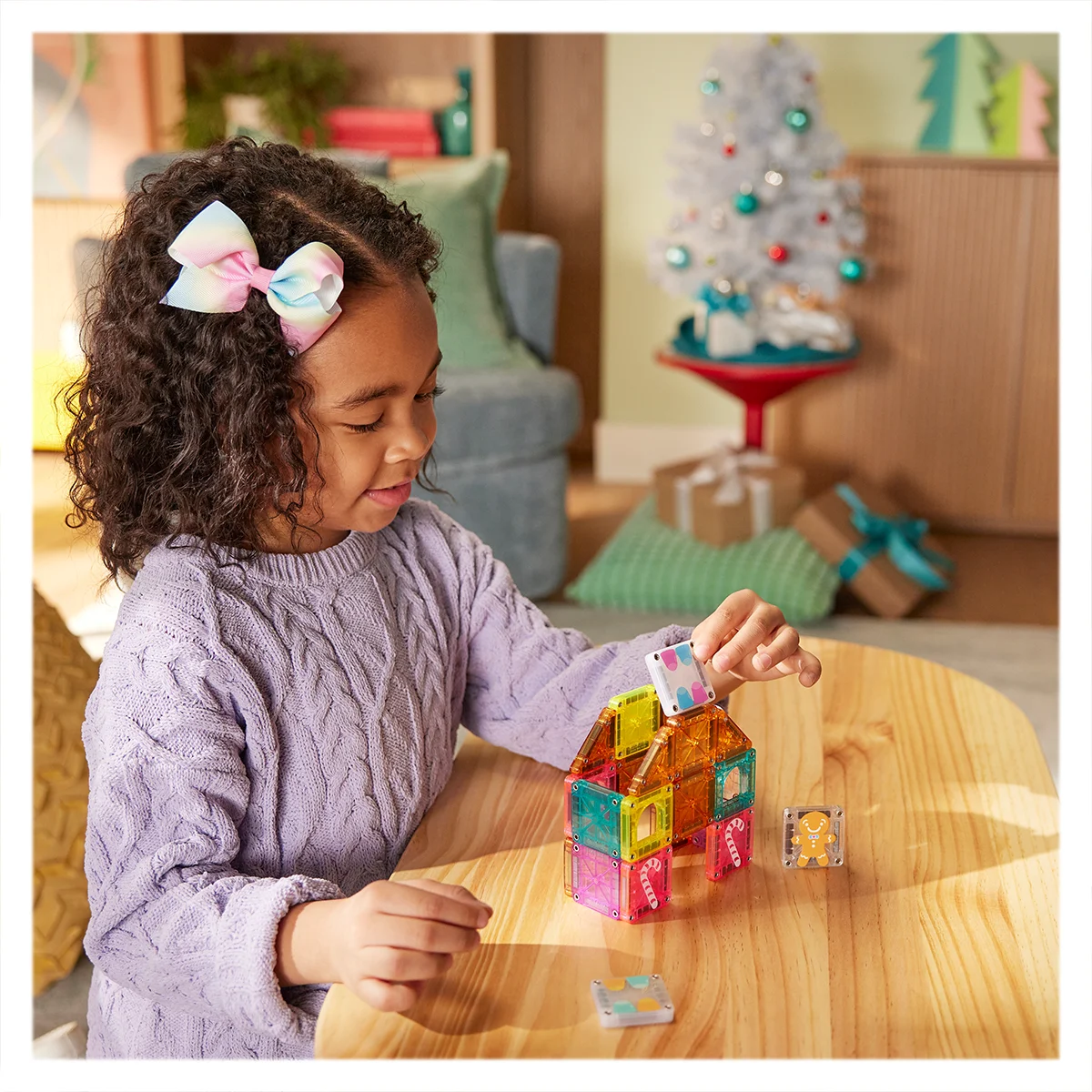 MAGNA-TILES Gingerbread House, Travel set [3]