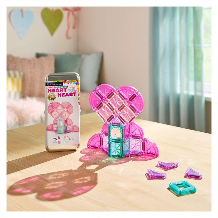 MAGNA-TILES Heart to Heart, Travel set [3]