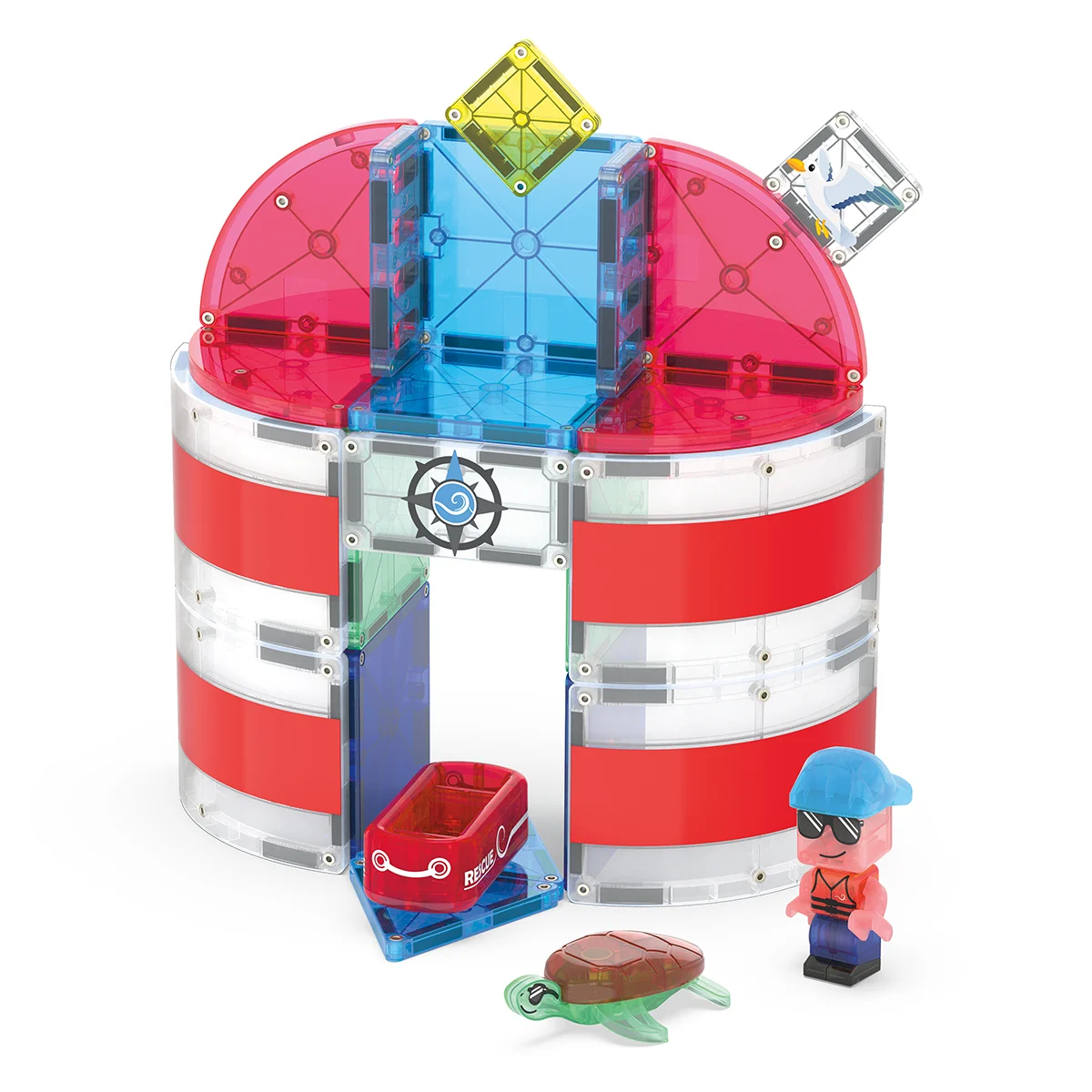 MAGNA-TILES Lighthouse Rescue, set magnetic [4]