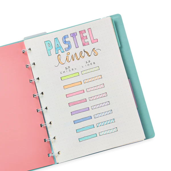 Markere cu varf dublu - Pastel Liners - Set de 8 [3]