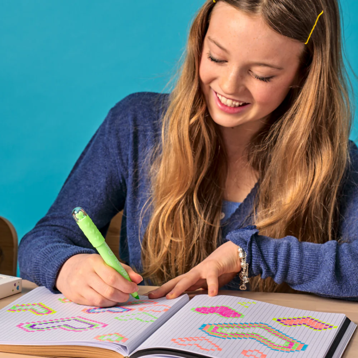 Markere - set 6 culori neon - Inimioare, Heart Pops [8]