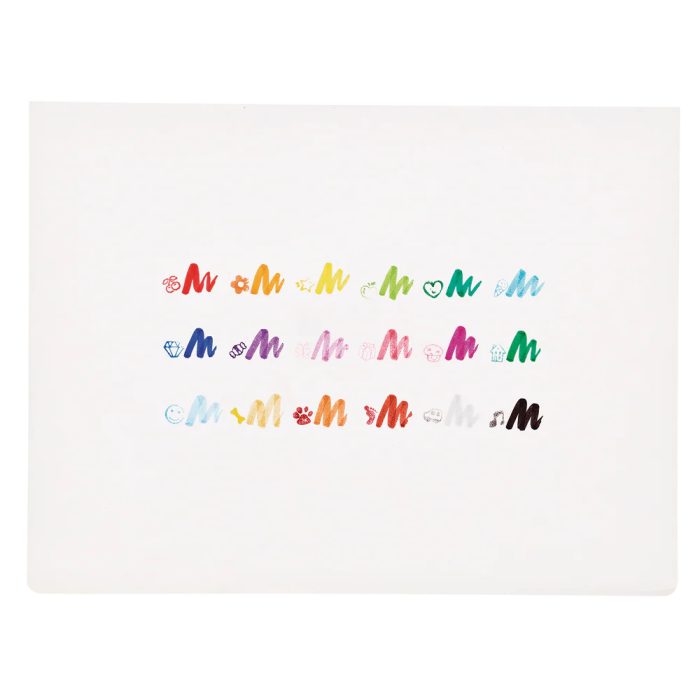 Carioci lavabile duble cu stampile Stampables- Set de 18 [5]