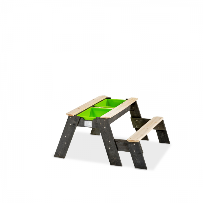 Masă Aksent pentru nisip, apă și picnic (cu 1 bancă), Exit Toys [1]