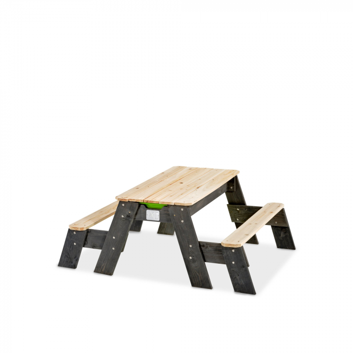 Masă de joacă Aksent cu 2 bănci – pentru nisip, apă și picnic, Exit Toys [3]