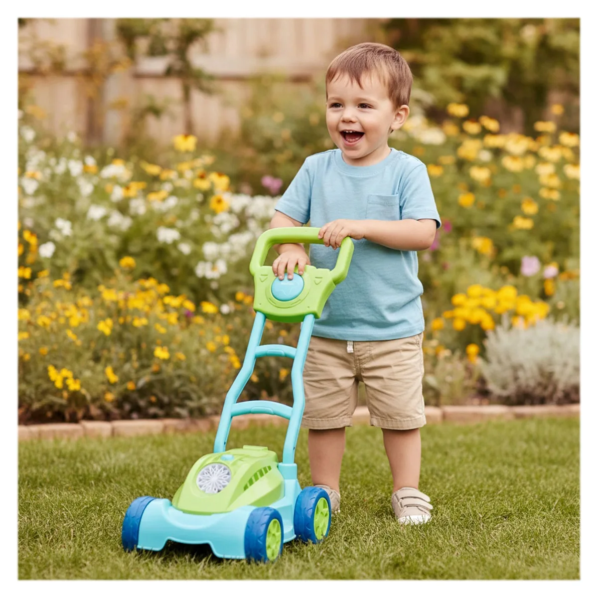 Mașină de tuns iarba cu bule, lumini și sunete [4]