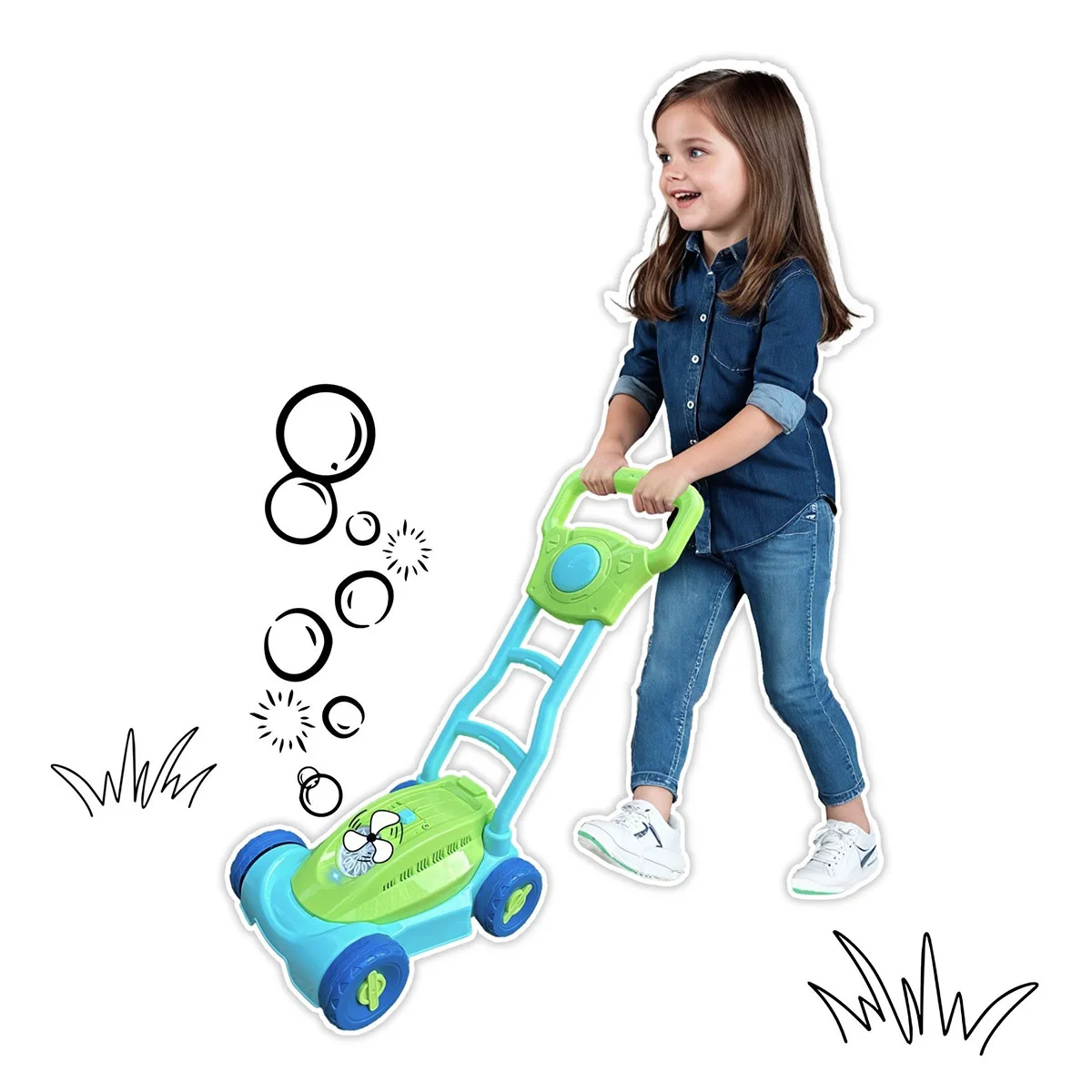 Mașină de tuns iarba cu bule, lumini și sunete [5]