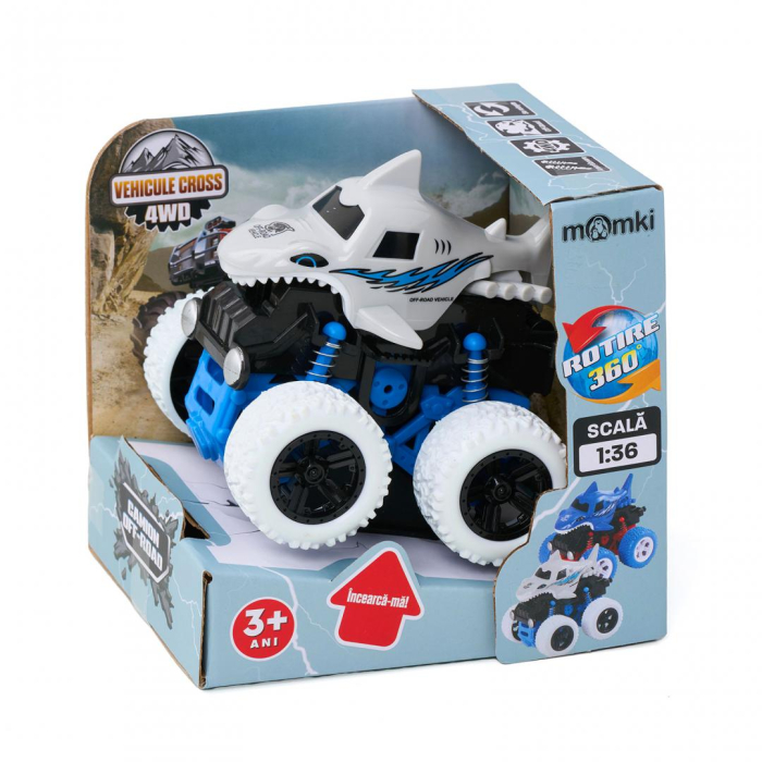 MASINA OFF-ROAD 4X4, 360 DE GRADE, 10.8CM, DIVERSE MODELE SI CULORI, MOMKI [5]