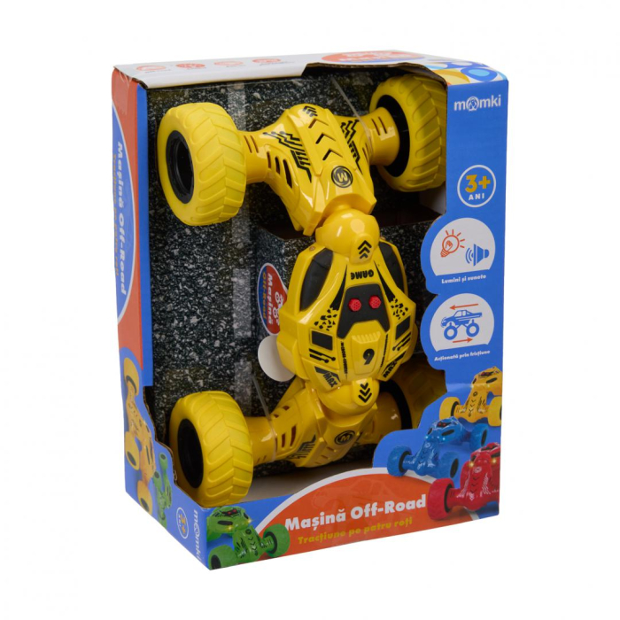 MASINA OFF-ROAD CU LUMINI SI SUNETE, MOMKI, MIX [2]