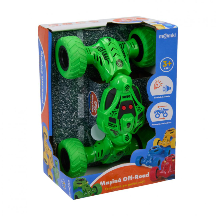 MASINA OFF-ROAD CU LUMINI SI SUNETE, MOMKI, MIX [3]