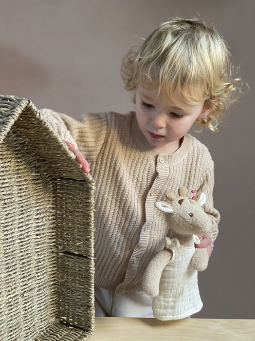 Mica girafa Leoni din bumbac organic, Egmont Toys [3]