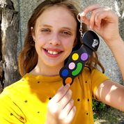 Micro tobe Rainbow pentru copii, cu breloc -  Rock and Roll it! [4]