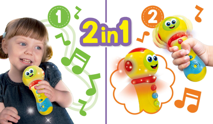 Microfon 2 in 1 pentru copii [2]