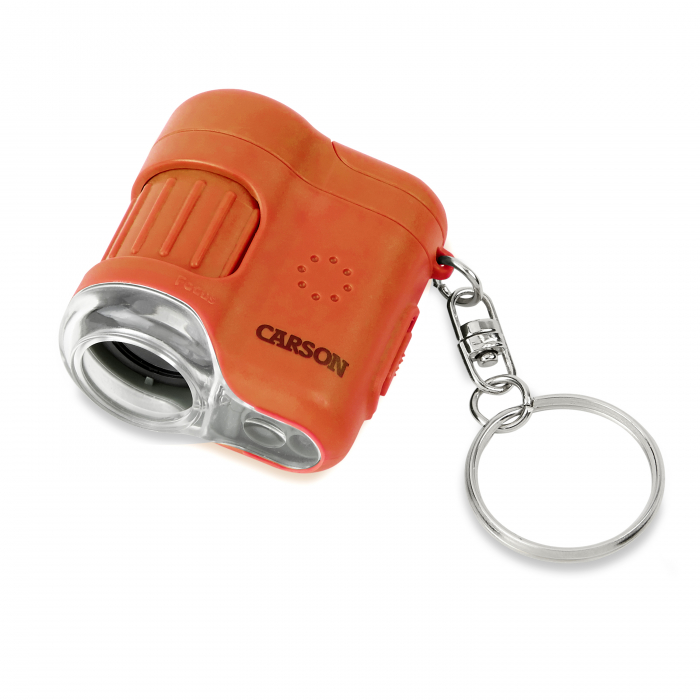 Microscop portabil cu breloc, marire 20x, MicroMini, Orange [2]