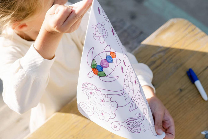MINI Plansa de colorat din silicon - SIRENA [4]