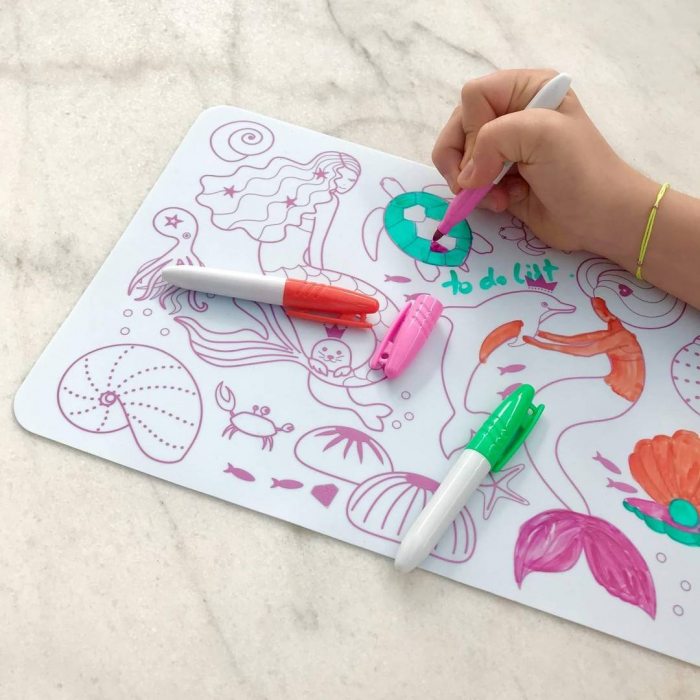 MINI Plansa de colorat din silicon - SIRENA [3]