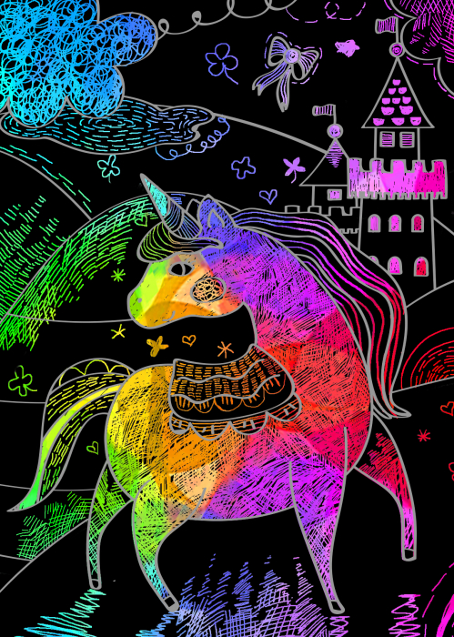 Mini set de razuit - Unicorni [3]