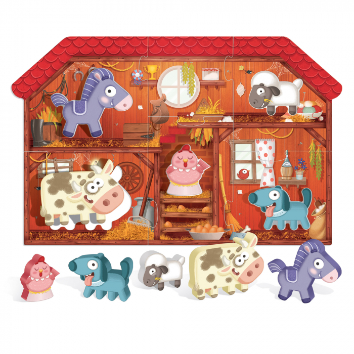 Headu Montessori - Primul Meu Puzzle - Ferma [5]