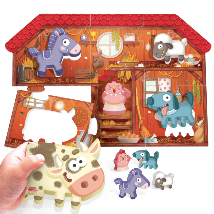 Headu Montessori - Primul Meu Puzzle - Ferma [4]