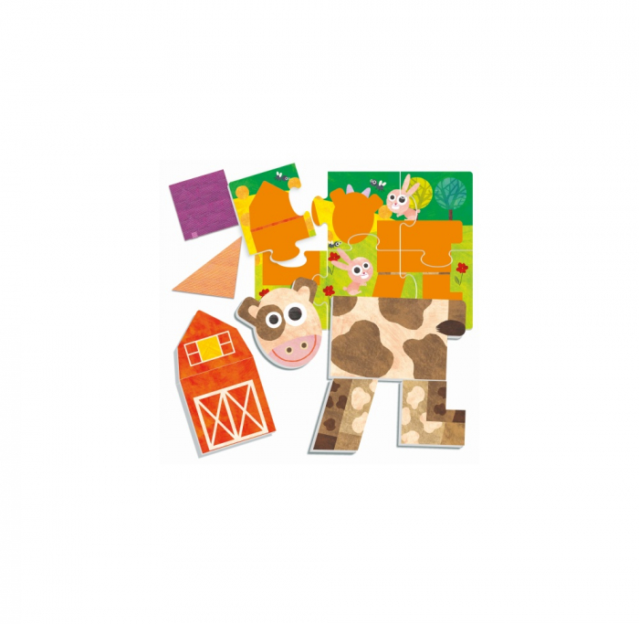 Headu Montessori - Puzzle Tactil Ferma [2]