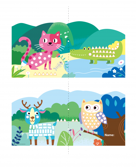 Mozaic Prima mea carte de povesti - Animale sălbatice [7]