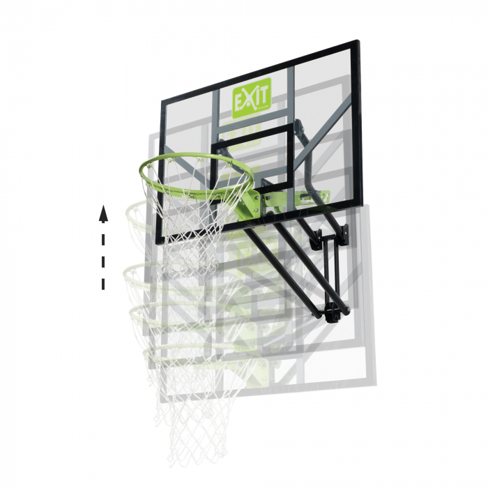 Panou de baschet pentru perete, Galaxy - verde/negru, Exit Toys [3]