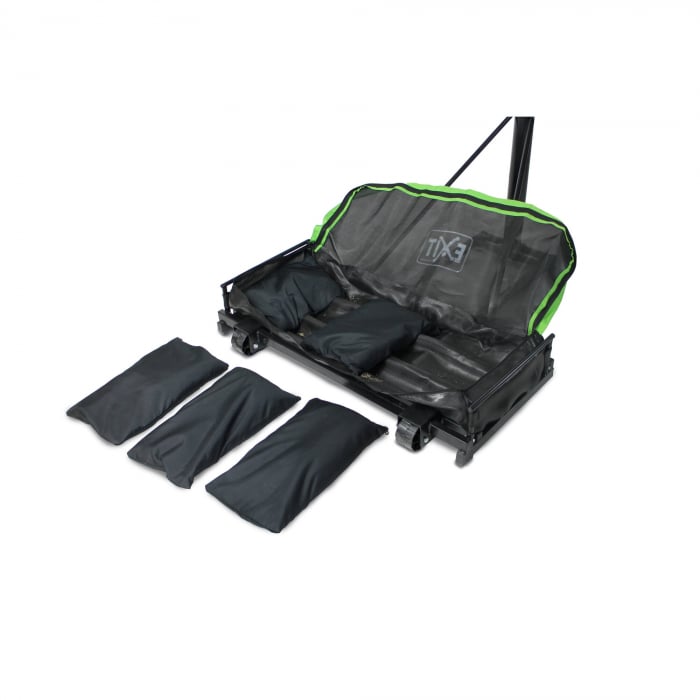 Panou de baschet portabil, Comet - verde/negru, Exit Toys [7]
