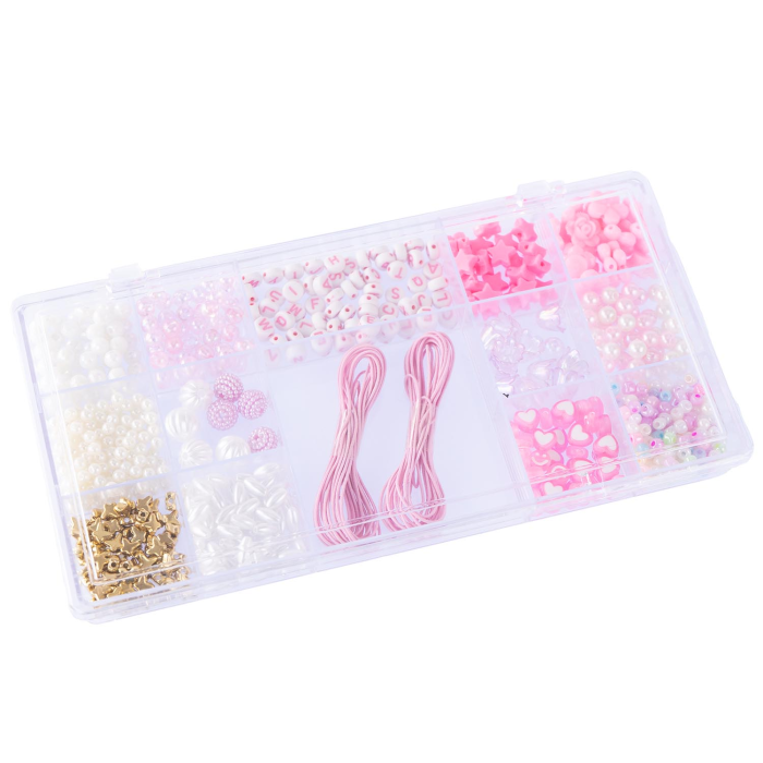 Kit creativ DIY - coliere și brățări cu mărgele Flower Bouquet, 500 piese, Perline ABC [3]