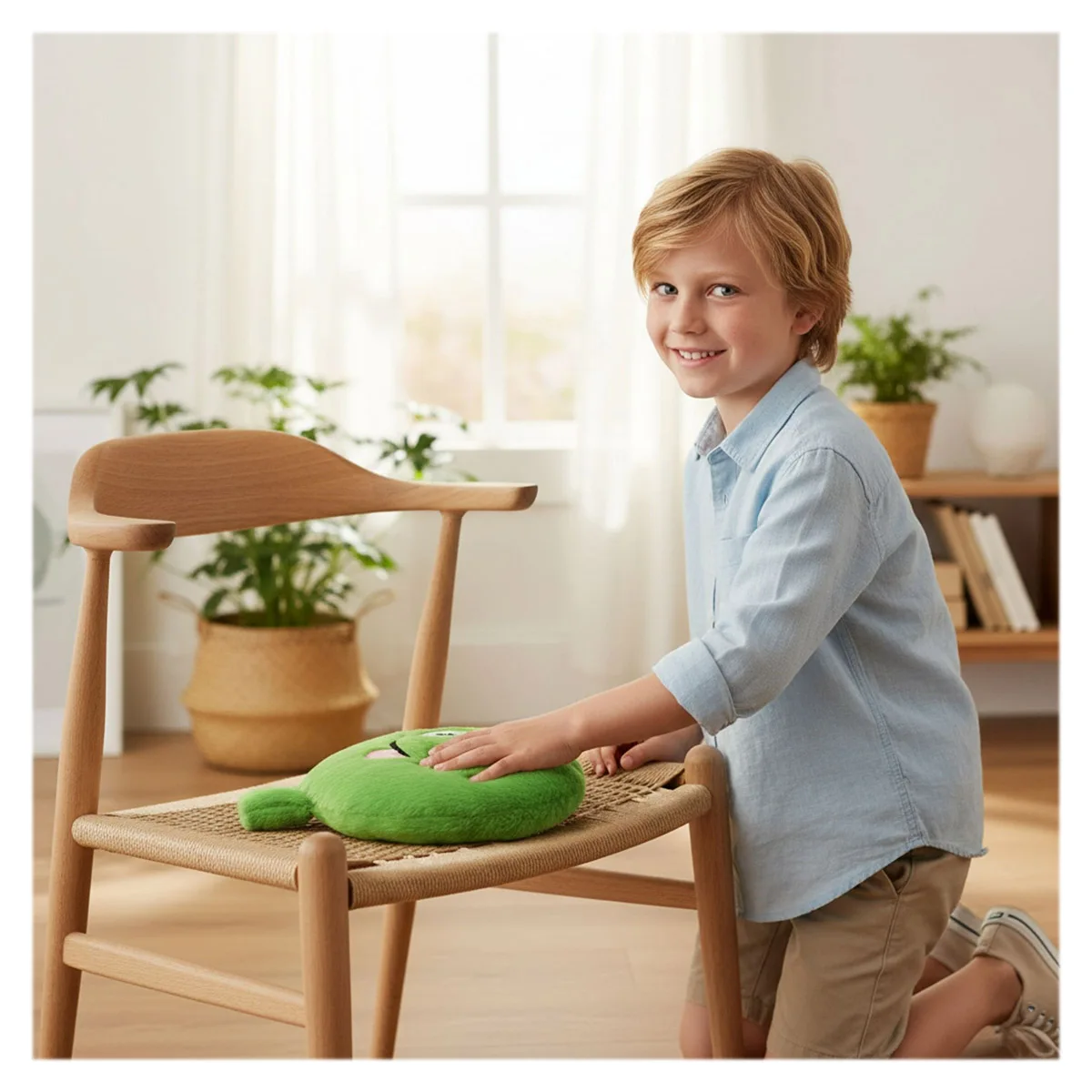 Pernă de pluș cu sunet amuzant, Snuggy [3]