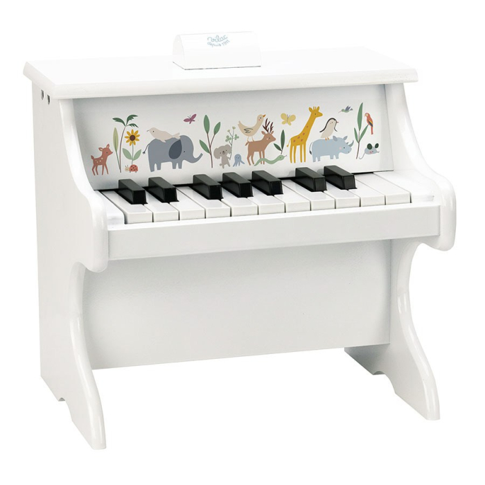 Pian Alb din lemn cu animale - Sarah Betz - Vilac [1]