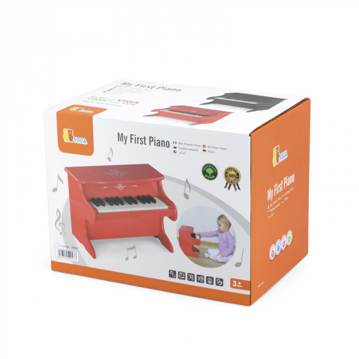 Pian rosu cu carte de muzica, Viga [4]