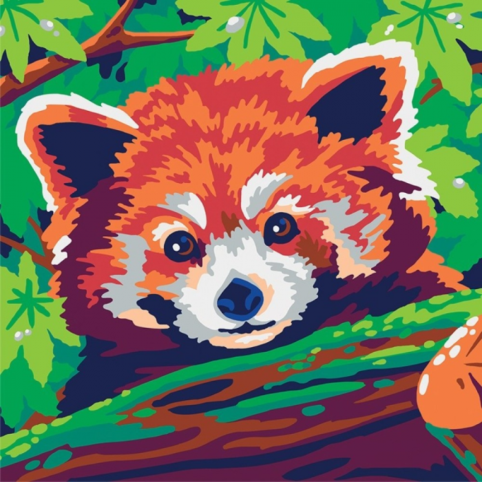 Pictura pe numere Colorizzy Panda rosu&Shiba [3]