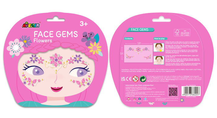 Pietre stralucitoare pentru fata - Flori [4]