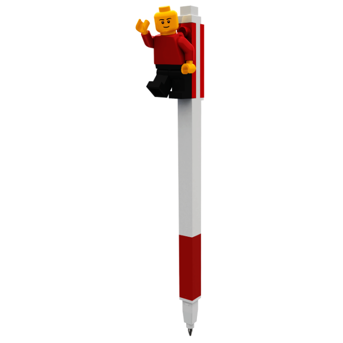 Pix cu gel LEGO rosu - Minifigurina [3]