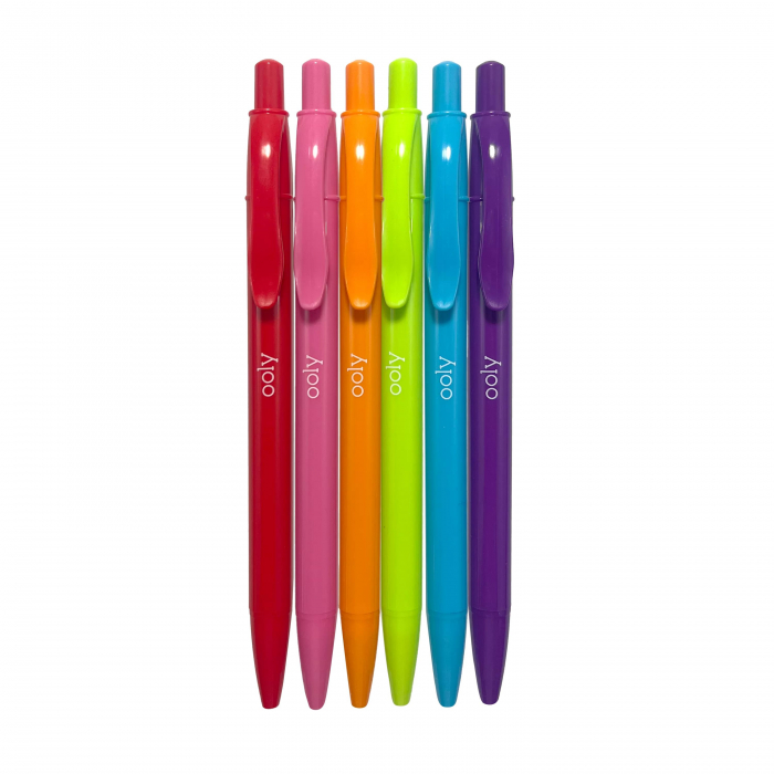 Pixuri colorate retractabile Bright Writers - set de 6 [5]