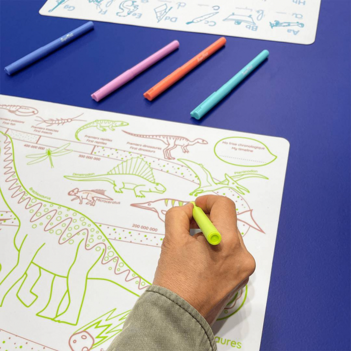 Plansa de colorat din silicon - DINOZAURI [3]
