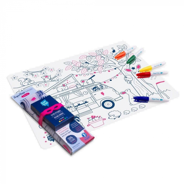 Plansa de colorat din silicon - DREAM VAN [1]