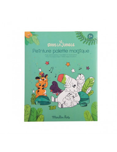 Planse preilustrate pentru pictura In jungla, Moulin Roty [3]