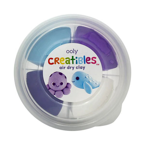 Plastilina cu uscare la aer - Ocean, Creatibles, set DIY 4 culori [5]