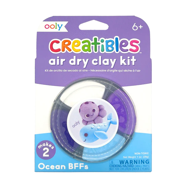 Plastilina cu uscare la aer - Ocean, Creatibles, set DIY 4 culori [2]