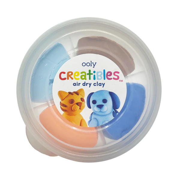 Plastilina cu uscare la aer - Pet, Creatibles, set DIY 4 culori [3]