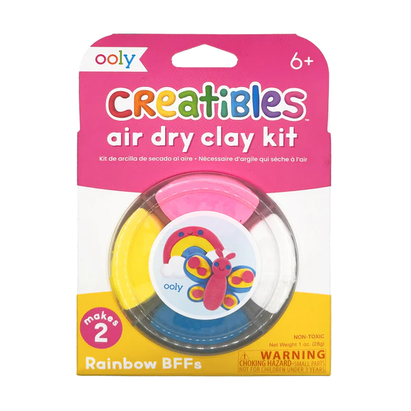 Plastilina cu uscare la aer - Rainbow, Creatibles, set DIY 4 culori [2]