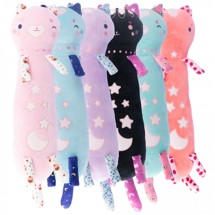 Pluș Momomi Cisai – 60 cm, Pisicuță stil kawaii [2]