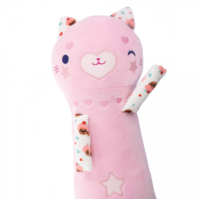Pluș Momomi Cisai – 60 cm, Pisicuță stil kawaii [1]