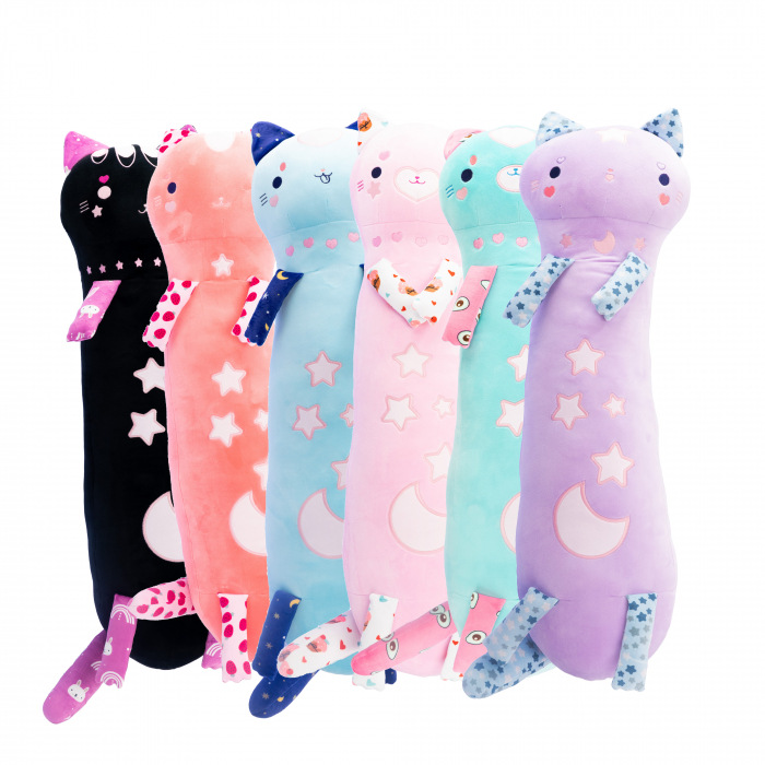 Pluș Momomi Kurai – 80 cm, Pisicuță stil kawaii [2]