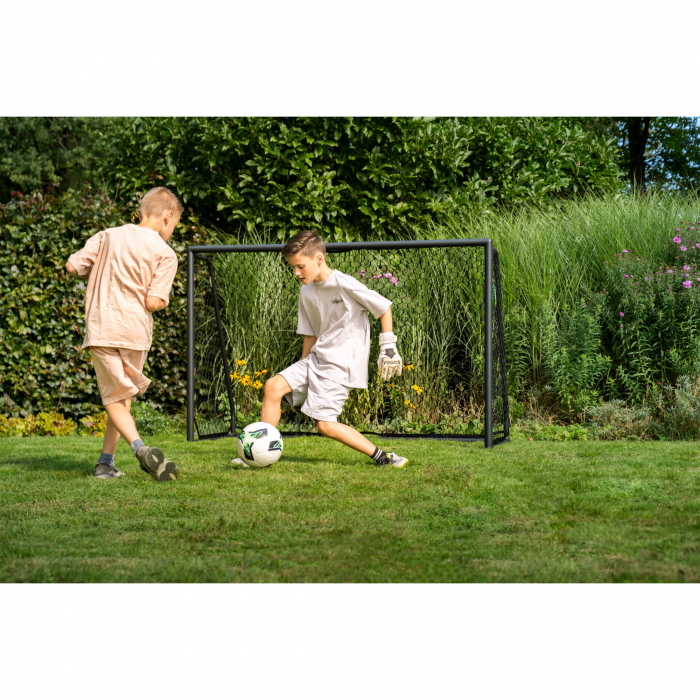 Poartă de fotbal din aluminiu, Scala, 180x120cm - negru, Exit Toys [3]